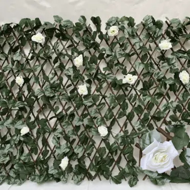 Carpet Grass Artificial - faux expandable privacy fence screen stretchable vine privacy fence wall Hedge – Deyuan