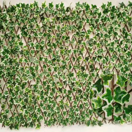 Cheap Artificial Grass Roll - Expandable Faux Privacy Fence, Artificial Fake Ivy Fence For Home Decoration, Fencing Panel – Deyuan detail pictures