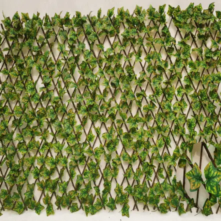 Cheap Artificial Grass Roll - Expandable Faux Privacy Fence, Artificial Fake Ivy Fence For Home Decoration, Fencing Panel – Deyuan detail pictures