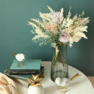 Finest Price Real Touch Flowers Bouquet Artificial Flowers Bunch For Wedding Desktop Decoration