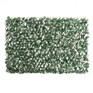 Single Side Expandable Faux Artificial Ivy Fencing