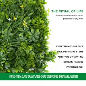 WHDY High Quality Decoration Faux Green Boxwood Panels Fence Hedge Backdrop Artificial Plant Grass Wall