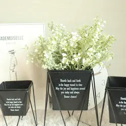 Artificial Four Leaf Clover Bushes Faux Plastic Greenery Plant Artificial Flowers for Decoration