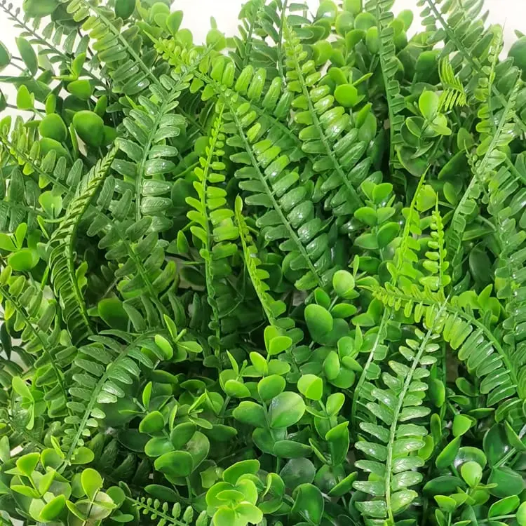 Factory wholesale Vertical Plants Outdoor - Artificial Mat Panel Wall Hedge Decor Fake Fence – Deyuan detail pictures