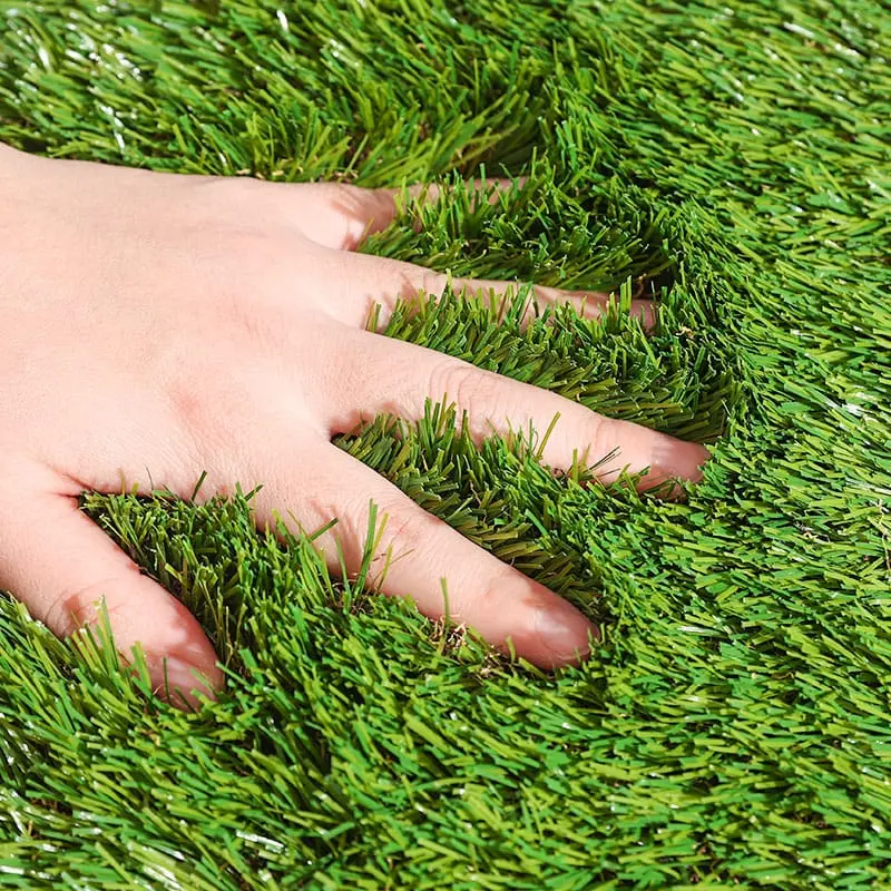 OEM/ODM Factory Grass For Home Garden - Realistic Artificial Grass Rug – Indoor Outdoor Garden Lawn Patio Balcony Synthetic Turf – Deyuan detail pictures