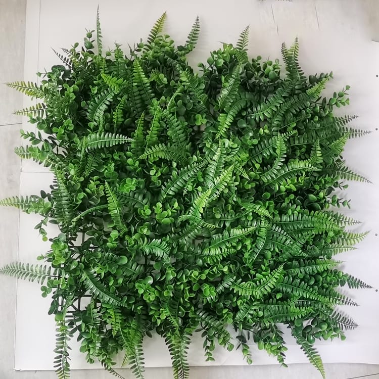 Factory wholesale Vertical Plants Outdoor - Artificial Mat Panel Wall Hedge Decor Fake Fence – Deyuan detail pictures