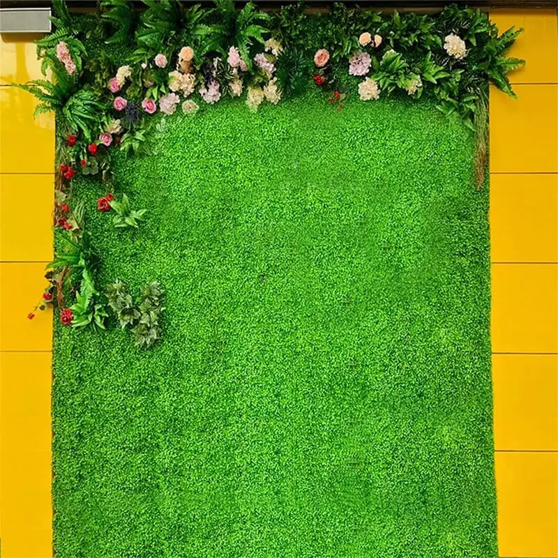 Excellent quality Willow Trellis - Artificial Lawn Wall Synthetic Turf Carpet Artificial Grass for wall fence decorate – Deyuan detail pictures