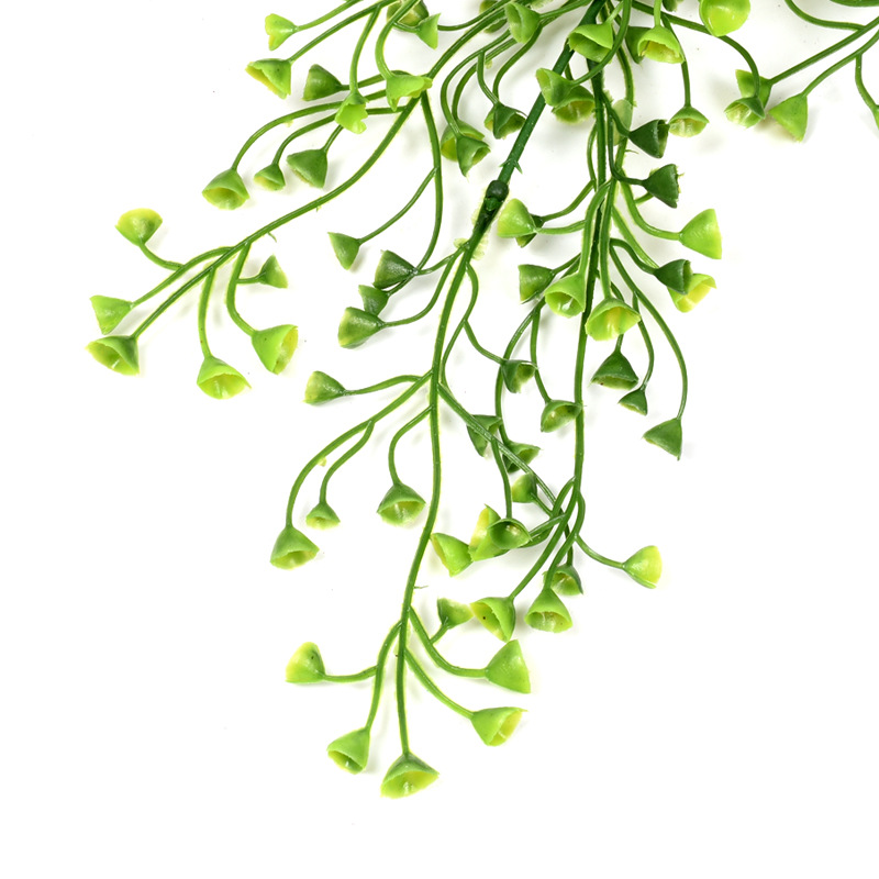 Artificial Football Lawn - Outdoor UV Resistant Artificial Fake Hanging Plants Curly Seaweed Ferns – Deyuan detail pictures